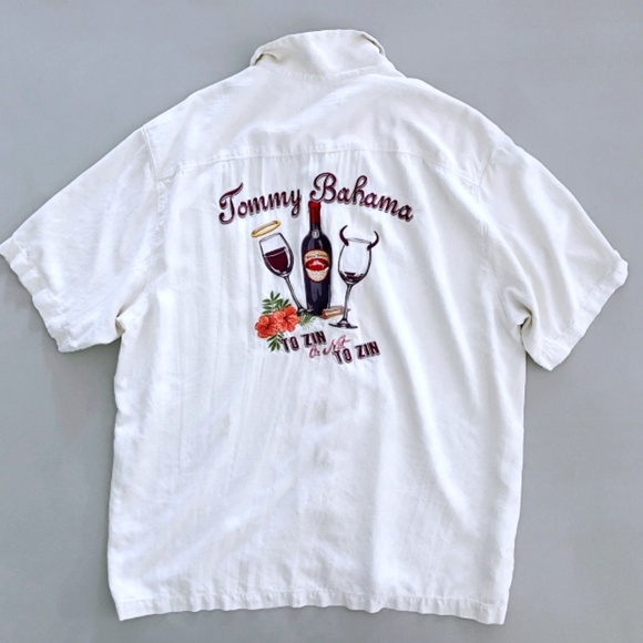 tommy bahama wine shirt